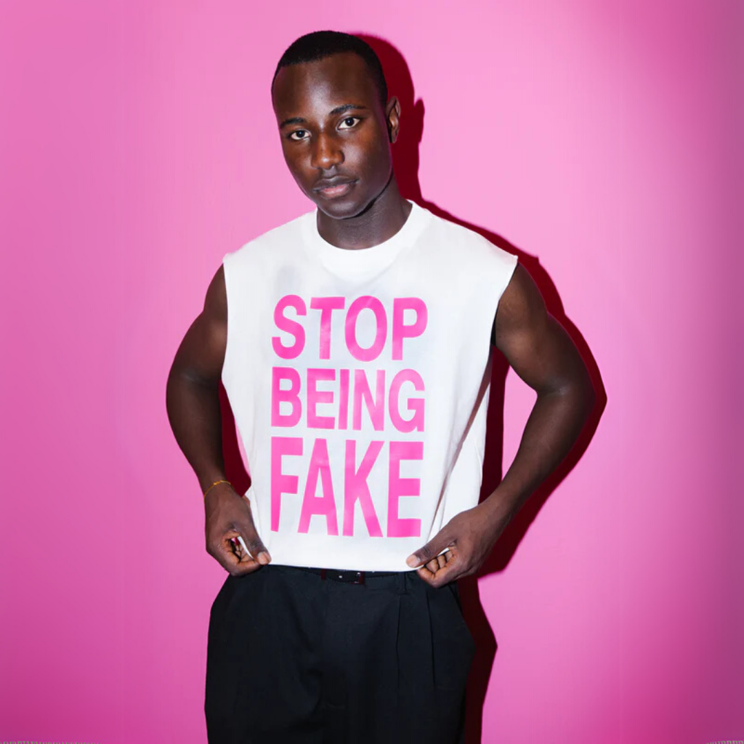 Stop Being Fake - Tank Tee